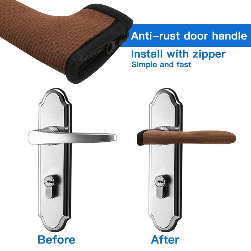 Door Handle Covers, Door Knob Covers for Summer Anti-Scald Hands,