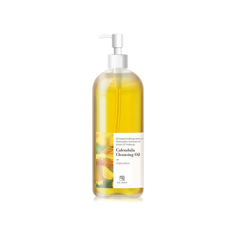 Earthroha Large Capacity Calendula Cleansing Oil 500ml x 2 Sebum-dissolving