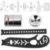 Circle Ruler,Drawing Mandalas,Drawing & Lettering Aids Black Iron Multifunction Drawing