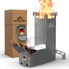 MountainMaverick® Rocket Stove, Easy Assembly, ConvectionAirflowTechnology, Compact, includes Carry Bag,
