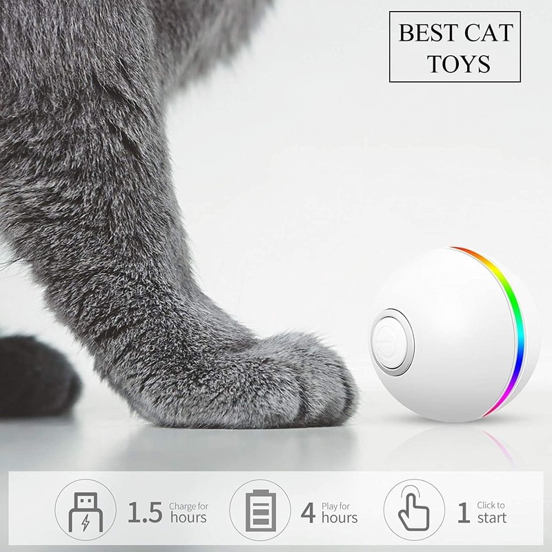 XIULIUU Interactive Cat Toys for Indoor Cats, Automatic Kitten Toys
