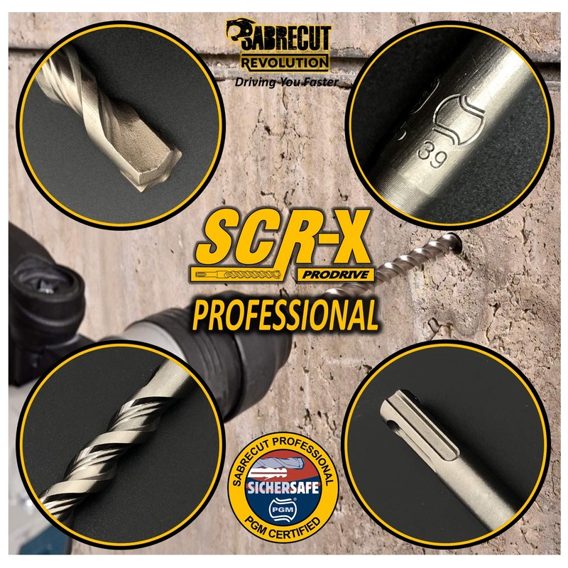 5 x SabreCut SDSA6_5 6mm x 160mm PGM Approved SDS