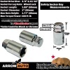 ARROW 32x Black 9/16-18 Anti-Theft Wheel Lock & Acorn Lug