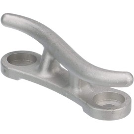 MarineNow Cast Aluminum S Dock Cleat 10", 12" or 15" Pack Size 1, 2, 4, 6 and 10 Corrosion Resistant (15", 04-Pack)