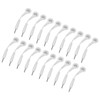 20Pcs Electrode Wires 2.0in Portable Replacement Button Electrode Lead Wires