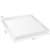 20×20 Inches Oversize Extra Large Sturdy Glossy White Acrylic Serving
