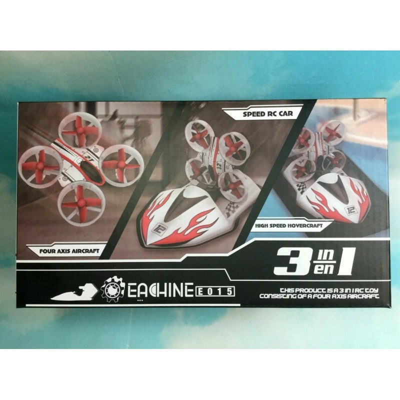 Eachine E015 3 in 1 Quadcopter Hovercraft Boat Altitude Hold