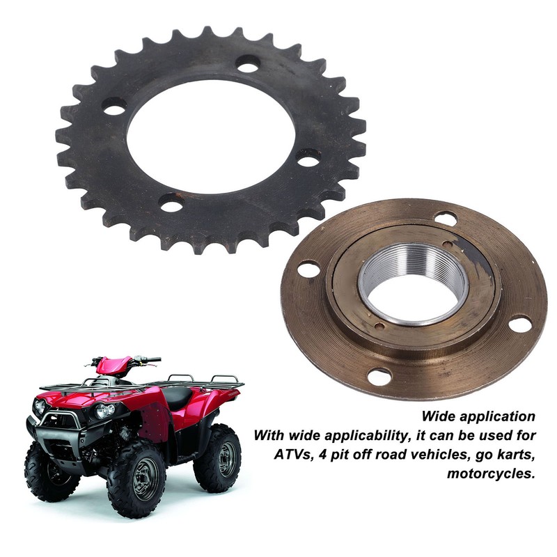 420 29T Sprocket Carbon Steel Toothless Freewheel for ATVs 4