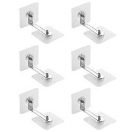 6 Pcs Furniture Wall Anchors for Baby Proofing, Anti Tip Furniture Anchors, Furniture Wall Anchors No Drill for Secure Cabinet Installation
