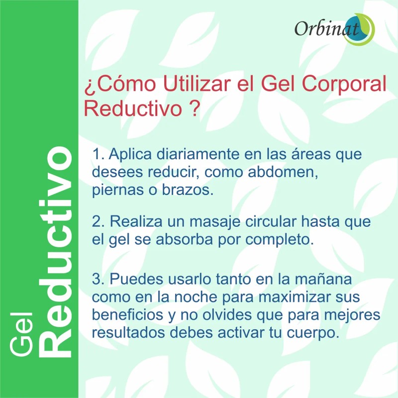 Gel Reductivo Algas Marinas Y Gengibre Orbinat 1l