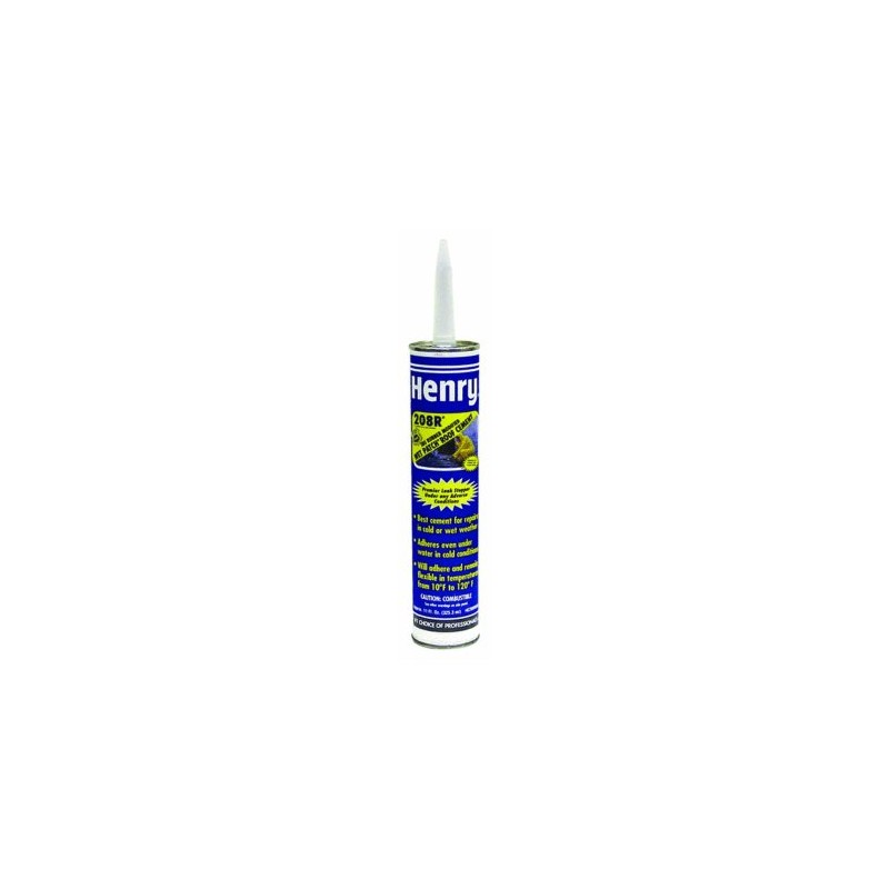 Henry 208r Sbs Rubber Modified Wet Patch Roof Cement, 11