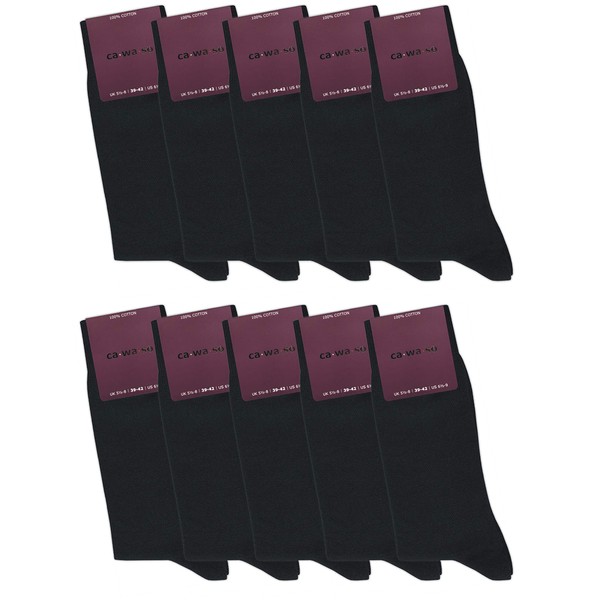 ca·wa·so Women's Socks Made of 100% Cotton, Pure Cotton Socks