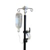 UISKOOPW Table IV Pole, Portable IV Poles for Travel, Foldable
