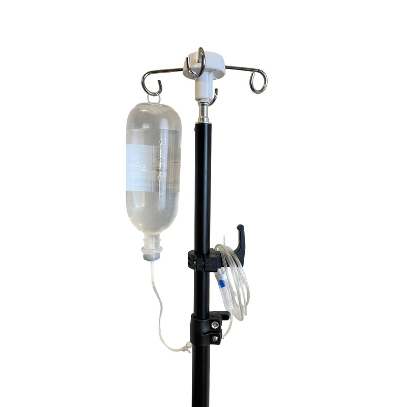 UISKOOPW Table IV Pole, Portable IV Poles for Travel, Foldable