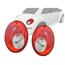 Auto Parts Avenue APA Replacement Tail Light Rear Lamp for 2006 2007 2008 2009 2010 Beetle with Bulbs Right and Left Pair Set 1C0945172G 1C0945095M VW2819110 VW2818110