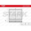 STARK SKIF-0170016 Cabin Air Dust Filter, Pollen Filter, Micro Filter