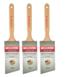 Wooster Brush 4174-21/2 ANG SASH Brush 2.5IN Paintbrush, 2-1/2-Inch Pack of 3