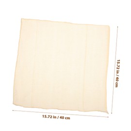 Vaguelly 5Pcs Reusable Cotton Cheesecloth for Tofu Making Natural Muslin Fabric for Straining Cooking and Crafting Hemmed Edge Cheese Cloth