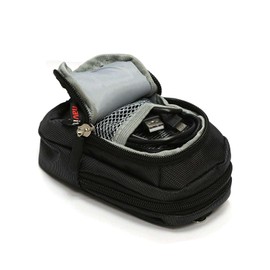 Navitech Black Digital Camera Case Compatible With Canon SX740 HS PowerShot