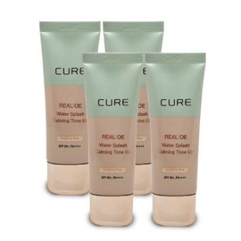 Kim Jeong-moon Aloe Vera Sense Lo Ecuria Loe Water Splash Calmington Up 40g (SPF50+) 4 pieces SF / 김정문알로에라센스로에큐어리아로에워터스폴래쉬카밍톤업40g(SPF50+)4개SF