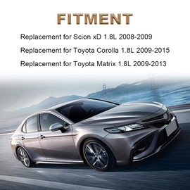 JDMON Fuel Injectors Replacement for Toyota Corolla 2009 2010 2011 2012 2013 2014 2015 Matrix 2009-2013 Scion xD 1.8L 2008-2009 23209-09140 FJ1068 23250-0T020 4Pcs