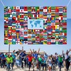 Over 200 World Flag Banners 71 Inch International Flags of