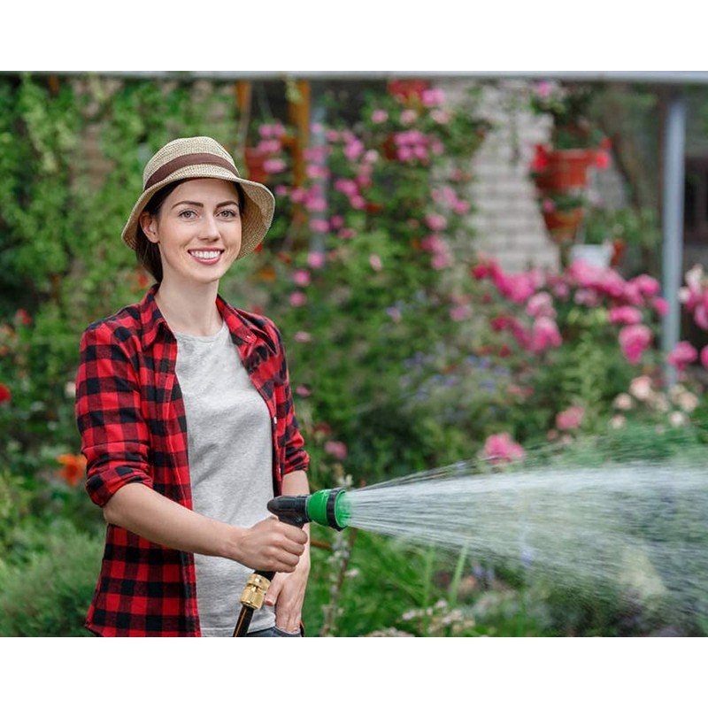 HQMPC Garden Hose Quick Connect Solid Brass Quick Connector Garden