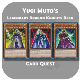 Generic Complete Custom Deck for Yu-Gi-Oh! - Legendary Dragon & Legendary Knights (Timaeus, Hermos, Critias) Fusion Deck, White