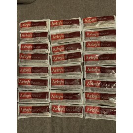 Arby's LOT of 24 - Arby's Sauce Packets - Roast Beef Sandwich Dip Dipping Condiment