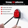 Yourkar 4PCS Bling Car Mini Hooks, Multifunctional Adhesive Small Auto