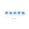 Ausla 30pcs NFC PVC -Aufkleber Wassersicher, 504 Bytes Programmierbare NFC