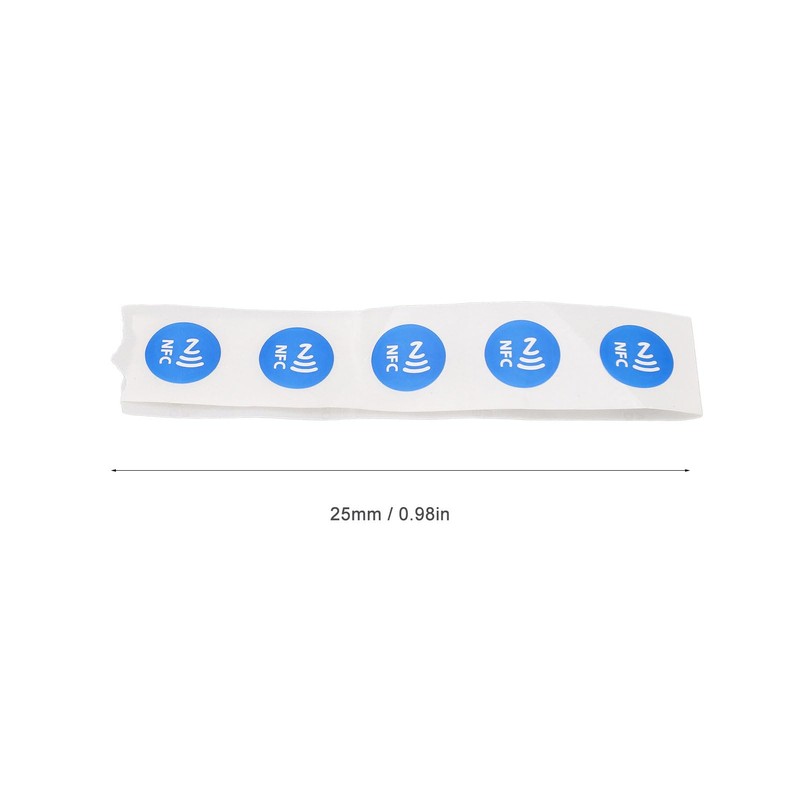Ausla 30pcs NFC PVC -Aufkleber Wassersicher, 504 Bytes Programmierbare NFC