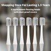 Replacement Flossing Toothbrush Heads with Covers for waterpik Sonic Fusion
