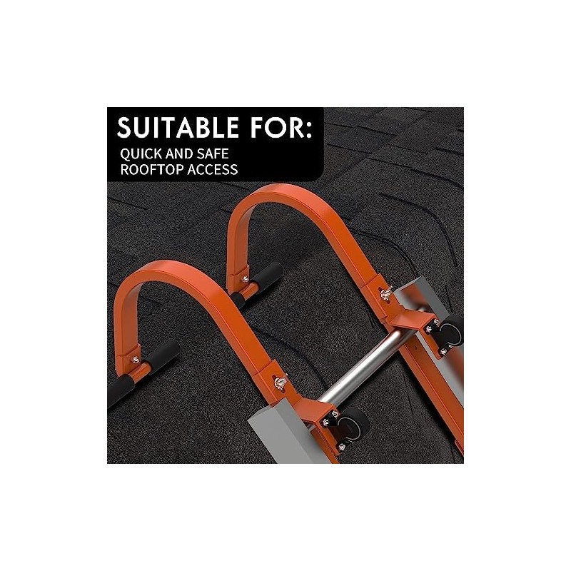 Roof Ladder Hook, 2 Pack Ladder Stabilizer, Heavy Duty Steel