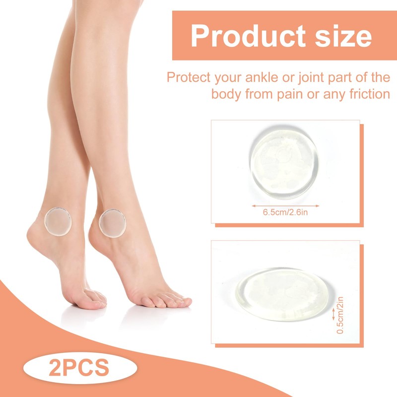 Gel Ankle Pads, Ankle Gel Discs Gel Pads for Ankles