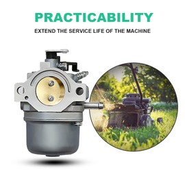 Carburetor with Air Filter Kit Compatible with Briggs & Stratton 283702 283707 284702 284707 284777 286702 286707 289702 289707 Lawn Tractor Mower Engines with Gasket + Air & Pre Filter + Spark Plug