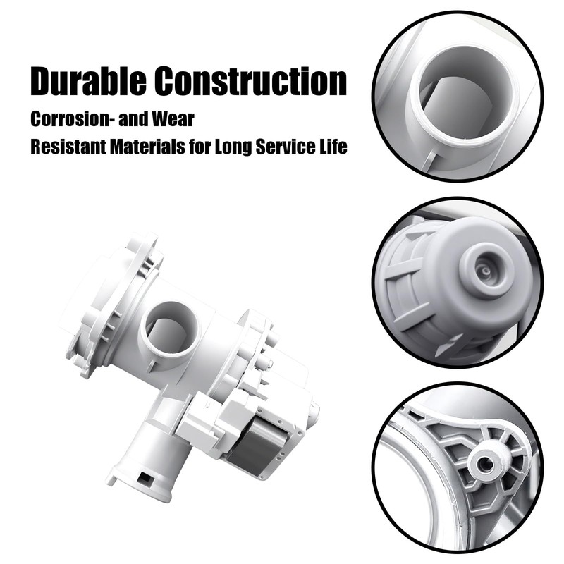 Washer Drain Pump Replace 00145753 00144977 00144844, Washing Machine Drain