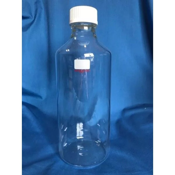 WHEATON Unusual, Beautifully Clear Bottle, pour your wine with a