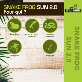 Reptiles Planet T5 UVB Tube 2.0 Snake Frog Sun Lighting for Reptiles/Amphibians, 8 W, Length 29 cm, Diameter 16 mm