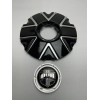 DUB Gloss Black W/Chrome Inserts Wheel Center Cap NO HARDWARE