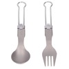 Camping Cutlery Set Camping Foldable Spoon Fork Portable Travel Tableware