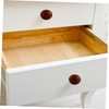 Angoily Self Tapping Knobs, 8PCS Solid Wood Handle Drawer Pulls