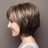generic Wig Fashion Sintético Short De Pelo Natural Para Mujer