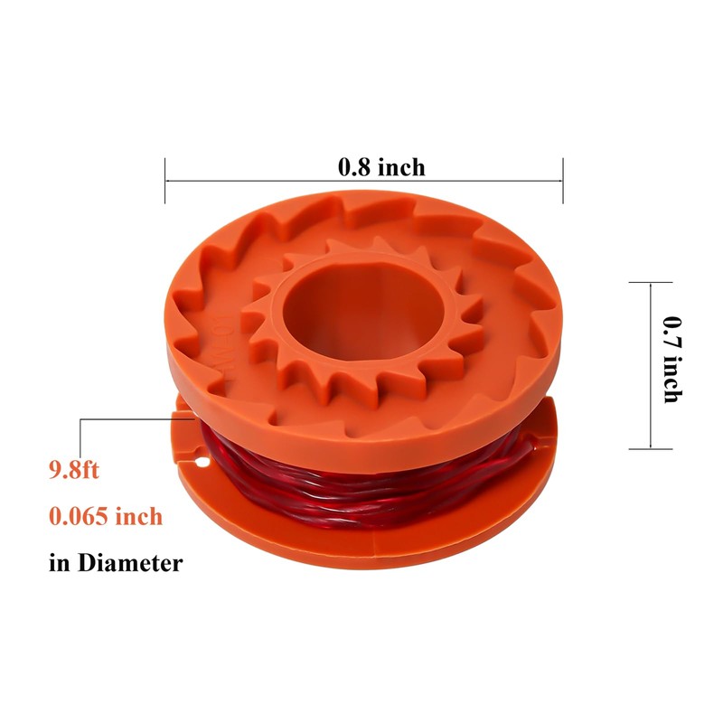 Strimmer Spool Compatible with Qualcast Worx Grass Trimmers Replace CGT183A,