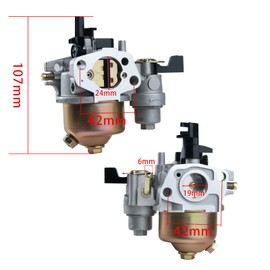 Ceukius GX160 GX200 Carburetor Kit for Honda GX120 GX140 GX160 GX200 5HP 5.5HP 6.5HP Engine, Replaces 16100-ZH8-W61