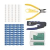 Network Cable Tester RJ45 Crimper Crimping Tool Kit Wire Stripper
