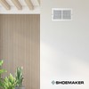 Shoemaker Manufacturing, Soft White, 10x4, Premium Sidewall or Ceiling Register,