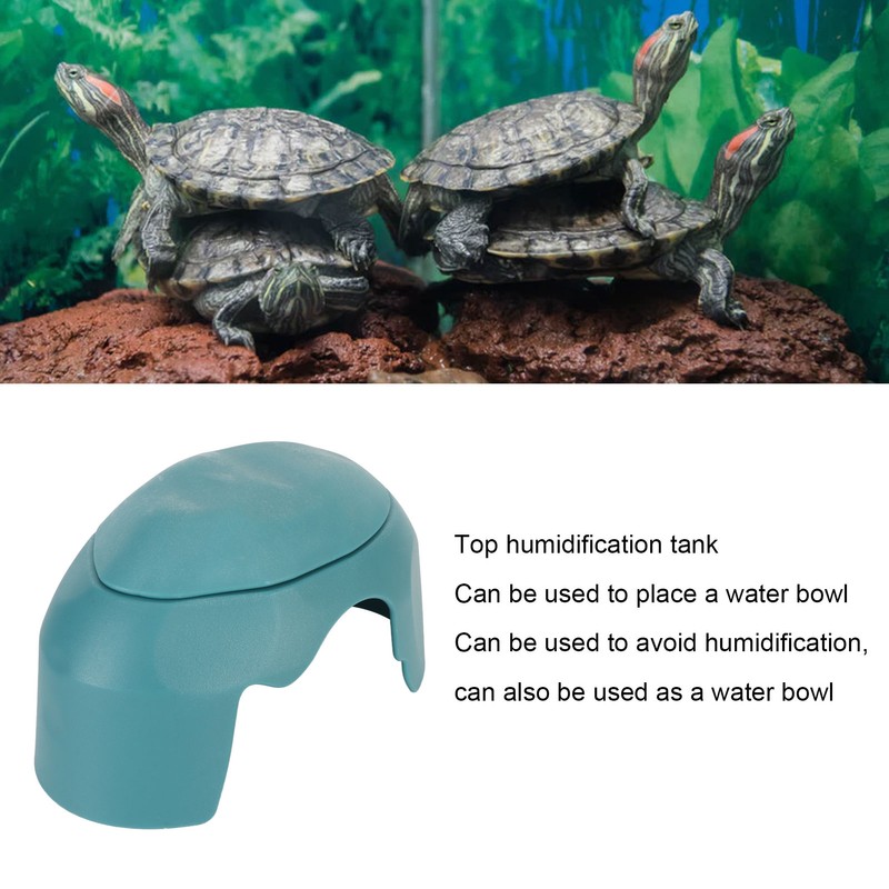 Humidification Hide Cave Spacious Safe Reptile Hideout Cave Box with