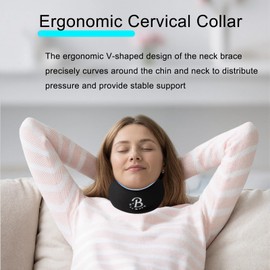 Neck Brace for Sleeping and Posture Correction, Soft Foam Neck Braces Cervical Collar for Neck Pain and Support, Neck Decompression Devices Neck Hump Corrector for Women