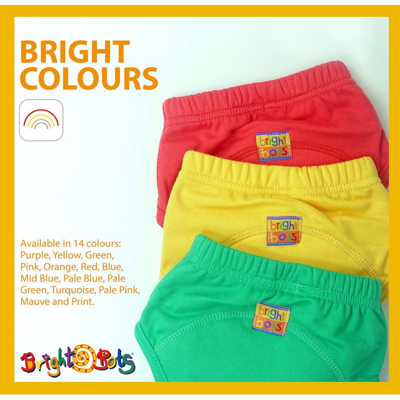 Bright Bots Potty Training Pants (1pk, Mauve, Large Approx 24-30